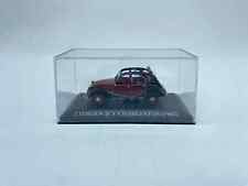 MODELLINO AUTO CITROEN 2CV CHARLESTON 1982 BORDEAUX - EDICOLA - SCALA 1:43