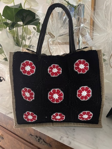 Borsa tote uncinetto - borsa,