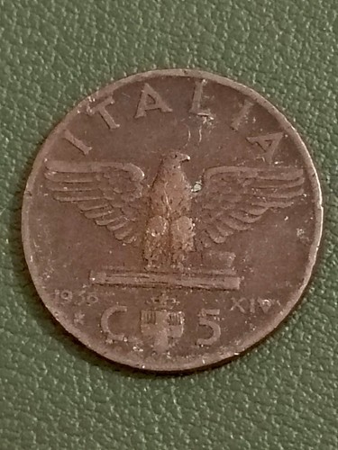 Rara moneta centesimi 1936 - moneta,