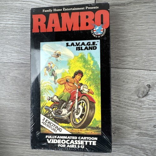 Animated rambo vhs 1986 - animated,