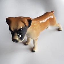 Dog figurine 1970s ceramic