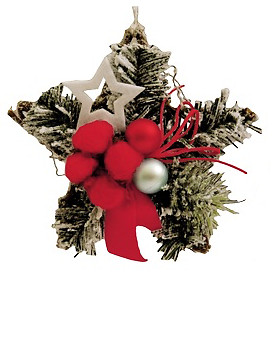Fuoriporta natale con decori - fuoriporta,