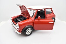 Modellino auto scala 1:18 MINI COOPER burago rosso diecast collezione modellismo