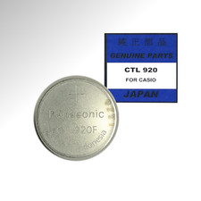 Panasonic CTL920F Capacitor Battery per orologi solari CASIO G-Shock batteria 27530
