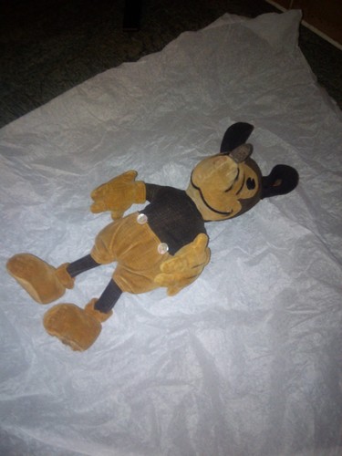 Real steiff mickey mouse - real, 9"