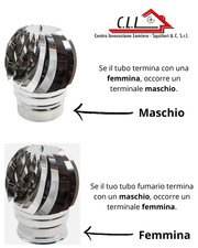 Terminale eolico base tonda - eolico, a