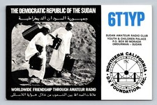 Radioamatore QSL 6T1YP Sudan