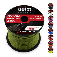 Corda paracord 3mm tipo 425 - corda,