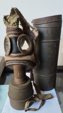 Ww2 Maschera Antigas Francese TC-1938 Con Custodia