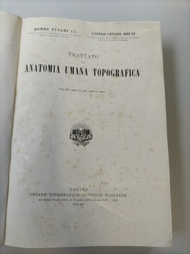 Trattato anatomia umana - trattato,