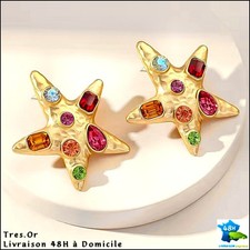 Boucles d'Oreille Cristaux