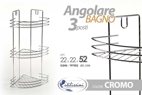 Mensola angolare bagno doccia