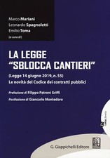 Libri Legge Sblocca Cantieri
