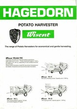 Hagedorn Wisent Raccogli patate depliant brochure 6397E
