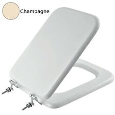 Sedile Copriwater Wc in legno MDF Champagne per Ideal Standard mod. Conca