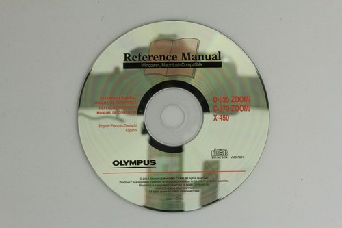 Software olympus 535 zoom - cd,