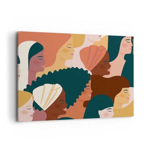Quadro tela 100x70cm donne - quadro, su