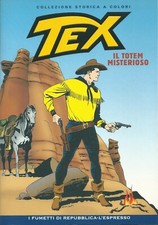 TEX N.1 - IL TOTEM MISTERIOSO - I fumetti a colori di REPUBBLICA.