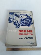catalogo parti ricambio solo meccanica originale 1964 Fiat 682 N2 autocarro