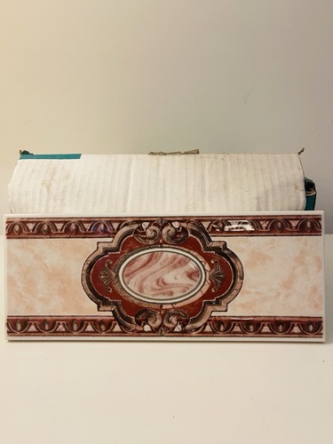 Piastrella bordo terracotta - piastrella,