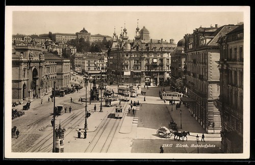 Ansichtskarte zürich - ansichtskarte,