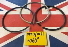 BSA M20 M21 +060" SET ANELLI