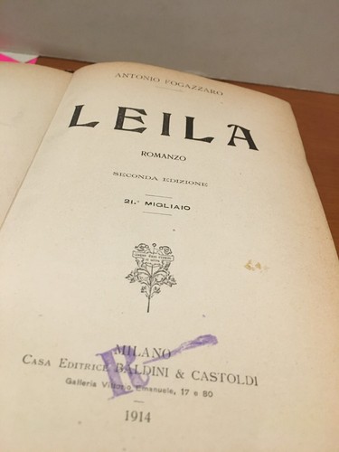 Leila antonio fogazzaro - leila,