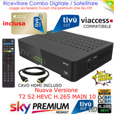 DECODER RICEVITORE TIVUSAT 220 VOLT E 12 VOLT PER CAMPER CAMIOM BARCHE BAITE SAT