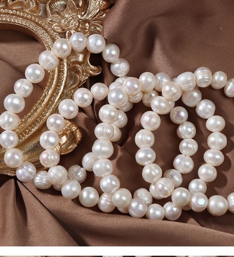 Bracciale elastico con perle