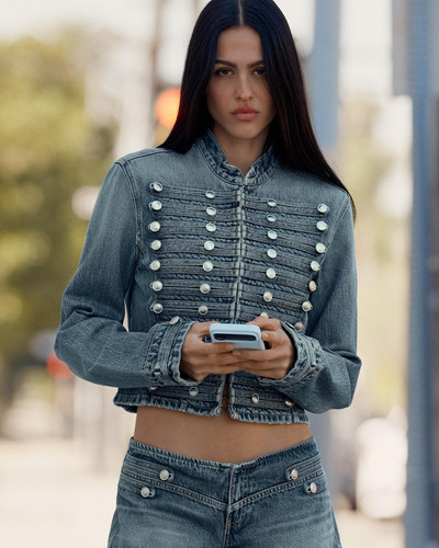 Zara trf giacca denim - trf,