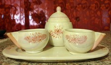 Set tazze da caffè, zuccheriera e vassoio