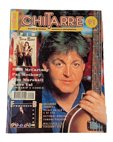 Chitarre ottobre 1993 91 - 1993, n.91