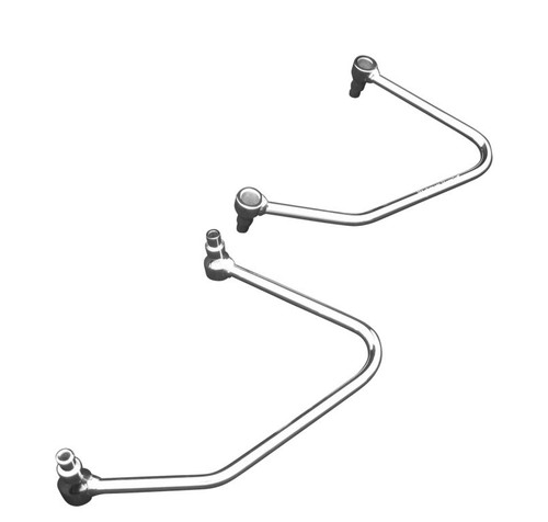 Borse cromate per - yamaha, xvs