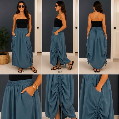 Maxi gonna thaluta - maxi, cotone