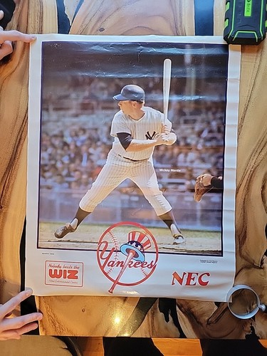 Poster vintage mickey mantle - poster,