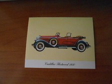 figurina KELLOGG'S AUTOMOBILI D'EPOCA-CADILLAC FLEETWOOD 1930