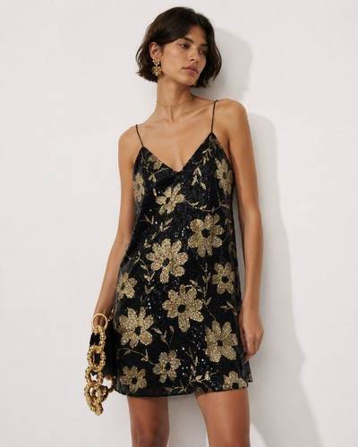 Mini abito ashish 2000 nero - ashish, $2000