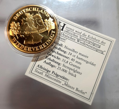 Germania medaglia 1990 - germania,