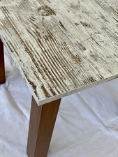Tavolino In Legno Bianco E