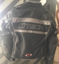 giubbino moto in pelle M Tech T Rex taglia 44