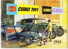 Raro e originale CATALOGO CORGI TOYS/ CORGI CLASSICS Anno 1965