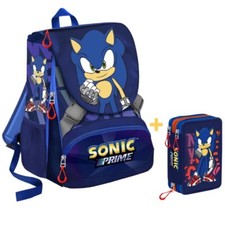Zaino Scuola Estensibile Sonic