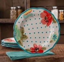 Set 4 piatti Pioneer donna
