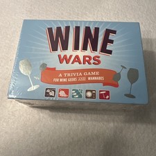 NUOVO Wine Wars Trivia gioco da tavolo ottimo regalo per Wine Geek e Wannabes SIGILLATO!
