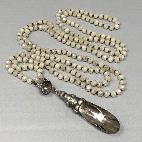 Collana ciondolo perline vetro - perline,