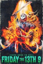POSTER QUADRO MANIFESTO DECORAZIONE CASA JASON VA ALL'INFERNO VENERDÌ 13 VINTAGE