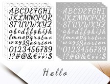 KAPSING 8 fogli di lettere