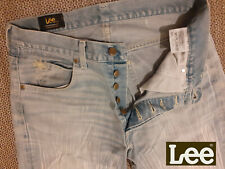 PANTALONE BLUE JEANS Originale " LEE " UOMO DENIM VINTAGE W.33 L.36