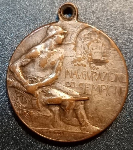 Medaglia inaugurazione traforo - medaglia,