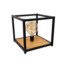 Lampada stile industrial da tavolo Kubica cm 29x29x26 h